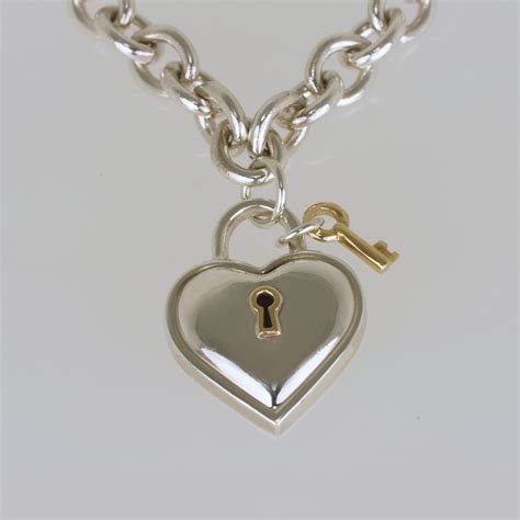 lock with love tiffany|tiffany necklace lock and key.